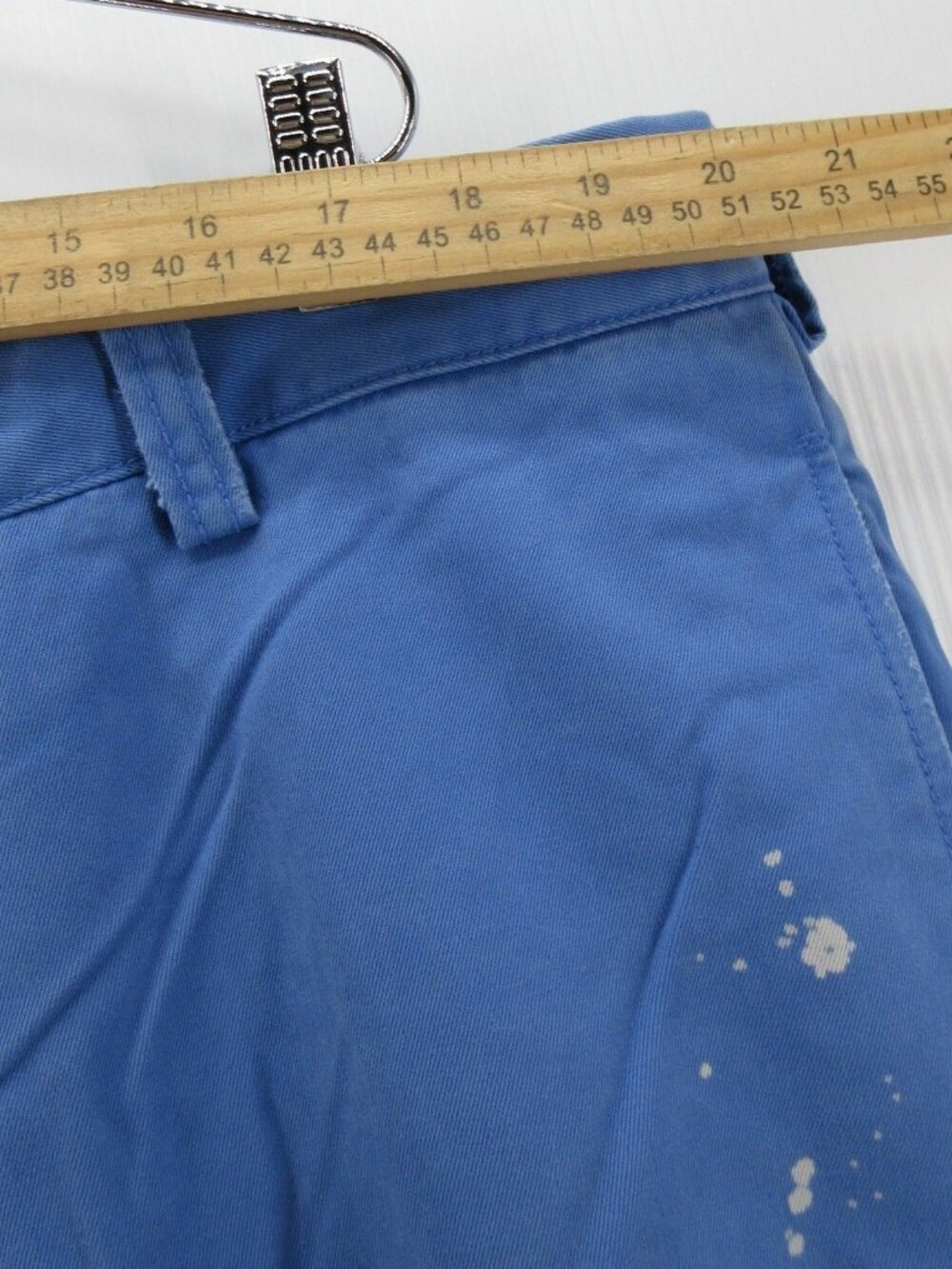 Polo Ralph Lauren Pants 42X30 Big Pony Paint Splatter Khaki Y2K Preppy - Picture 4 of 15